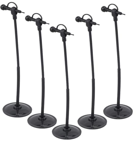 HEMOTON 12 pour Maison de Poupée, Décoration D’Instruments de Musique, Accessoires Micro Chant, Ornements Musicaux Miniatures pour Jouets Créatifs