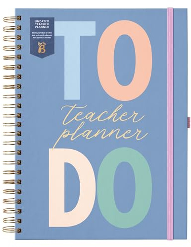 Busy B A4 Undated Teacher Planner - Multicoloured Graphic Journal