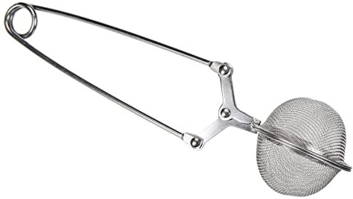Equinox 503053 Boule à Thé, infuseur à thé, pour votre thé en vrac, acier inoxydable, Argenté, 3,5 x 4,5 x 16,5 cm
