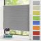 Zarnan Plissee ohne Bohren Blickdicht Anthrazit 80x200cm(BXH) plissee klemmfix UV-Schutz & Lichtfilterung Klemmplisseeses Fenster ohne Bohren Plissee mit Klemmträger easyfix Jalousie für Fenster