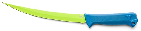 TRUE SYK Fillet Knife, Medium Flex, Hollow Ground Blade, Ideal for Freshwater and Saltwater Filleting, Skinning, and Deboning Fish, 9 Fillet Knife