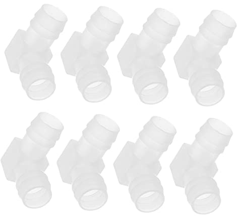 Homoyoyo 8piezas Conector Para Manguera De Repuesto Accesorio De Codo Adaptador De Accesorio Práctico