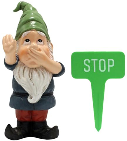 OFFSCH Adornos Enanos De Jardín De Miniatura Adorables Pequeños Decoración Paisajística para Jardín y Balcón