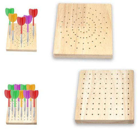 ARTGUTS 2Pcs Darthalter aus Holz,Dartpfeile Halterung,Holz Dart Stand Sitz Dart Aufbewahrung,Geeignet für die Lagerung von Stahldarts und Softdarts verschiedener Arten