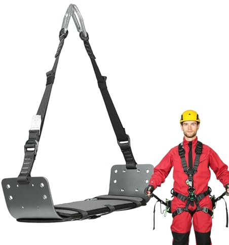 Générique Men's Climbing Harness, Adjustable and Comfortable Safety Belt - Camping and Mountaineering Equipment for Beginners, Professionals and Individuals