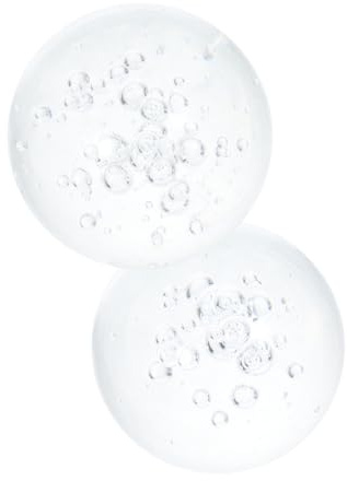 Toyvian 2pièces Boules Décoratives Verre Transparent pour Fontaine Intérieure De Décoration pour Bureau Et Maison Maîtresse