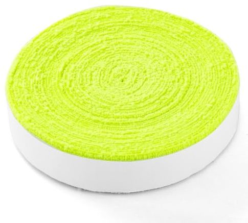 Yuanpgky Rollo de cinta de microfibra de 10 m para raqueta de tenis, squash, bádminton, raquetas, superagarres, absorbentes del sudor y antideslizantes (verde)