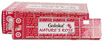 Find Something Different Incienso Goloka Nature's Rose 12x15g Nag Champa