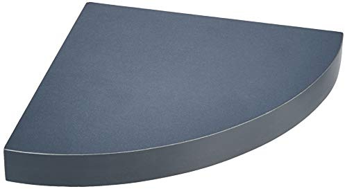 Modul'Home - Mensola a Sospensione, Pannello MDF, Pannello MDF, Grigio/Antracite, 25 x 25 x 3,4 cm