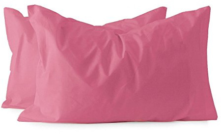 Morbidissimi Coppia federe per guanciale Puro Cotone Q423 [Fucsia]