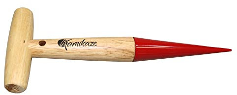 Kamikaze Plantador de Mano para Bulbos - Herramienta de Acero Inoxidable para Plantación de Bulbos y Flores con Pincho de Precisión