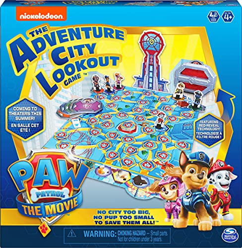 Spin Master Games - Jeu de Plateau - Jeu de Société avec Missions Univers La Pat'Patrouille Et Tour de Contrôle, Pions, Jetons et Cartes Mission - 6062264 - Jouet Enfant 4 Ans et + Multicolore