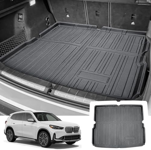 CDEFG Compatible con BMW X1 IX1 U11 2024 2023 2022 Alfombrillas para Maletero TPE Coche Goma Alfombrilla de Protección Todo Tipo Climas X1 2024 Accesorios