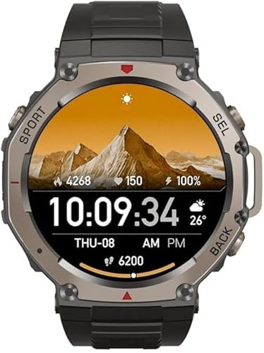 OALYGEI Sekoda GPS Sports Smartwatch,Sekoda GPS Smartwatch (Nero)