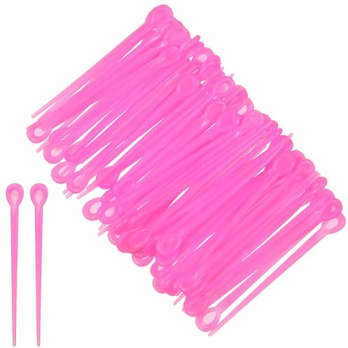 CIYODO 180 Pezzi Aghi per Permanente e Bigodini in Plastica Colorata, Fermagli per Chioma a Scatto Riutilizzabili, Accessori per Acconciature Ricci e Onde per Donne e Colore Casuale