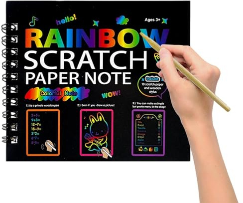 Carta da Grattare Quaderno Da Disegno E Creatività