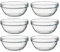 Arcoroc Stapelschale, transparent, H 6,5 cm, Ø 14 cm, 6 Stk. - Glasschale