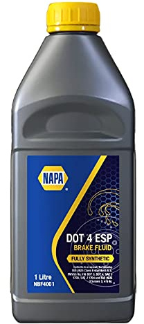 Napa DOT 4 ESP Fully Synthetic Brake Fluid - 1 Litre