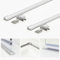 Dusche Aluminium Chrom Schwallschutzleiste 95 cm 2 Stück für die untere Duschdichtung Duschwand Ersatzdichtung Badewanne Wasserabweiser Duschkabine duschdichtung Schwallschutz