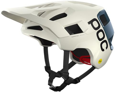 POC Unisex – Erwachsene Kortal Race MIPS Helm, Selentine Off-White/Calcite Blue Matt, M (55-58cm)