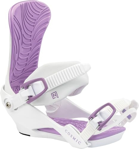 Nitro Cosmic snowboardbindning för kvinnor, vit borst, S/M