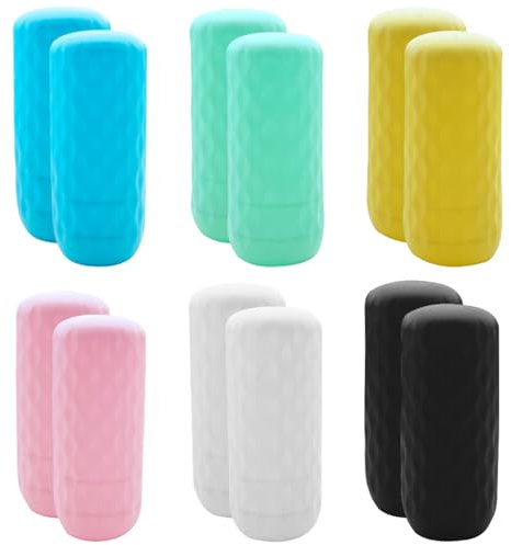 ZBHDEYG 12 Pezzi Di Coperchi Per Bottiglie In Silicone A Prova Di Perdite, Coperchi Protettivi Per Bottiglie Separati, Coperchi Antigoccia E A Prova Di Perdite, Adatti Per Viaggi Di Lavoro E Viaggi