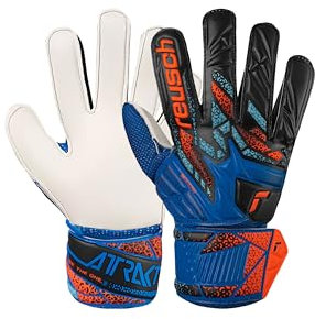 Reusch Attrakt Solid Junior griffige Torwarthandschuhe Kinder Jugendliche Fußballhandschuhe für Jungen und Mädchen geeignet für alle Wetterbedingungen und Spielfeldoberflächen