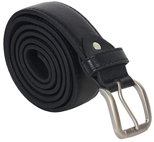 Men's Black Leather Money Belt Sizes 32 Through 56 (38)