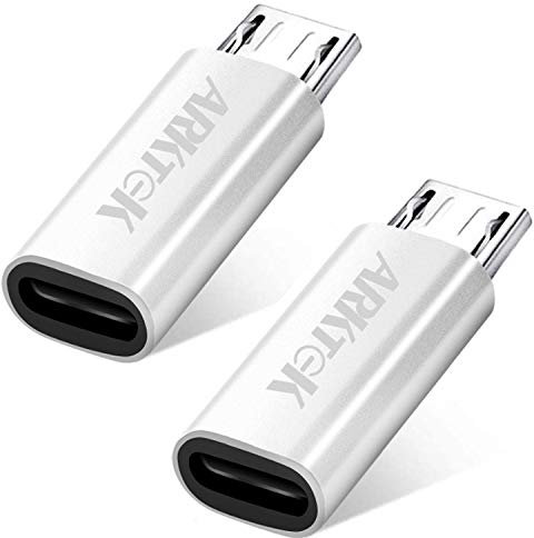 Micro USB Adapter [2 Stücke], Lighting auf Micro USB Adapter Apple IOS Kabel für Galaxy S7/S7 Edge/Kamera/Power Bank Unterstützt Synchronisation & Datenübertragung