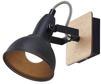 Lindby Faretto dimmerabile (Industriale) colore Marrone, in Metallo ad es. Soggiorno & Sala da pranzo Lampada incasso plafoniera applique