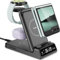 SwanScout Cargador Inalámbrico para Samsung Z Flip 7/7 FE/Watch Ultra, 703F, 3 en 1 Estación de Carga para Galaxy Z Flip7/6/5/4/3/2, Galaxy Watch 7/6/5/5/4/3, Galaxy Buds 3 Pro/Buds 3 (No Adapter)