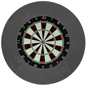 M.J COMFY-LIFE Dart Board Surround - Protective PU Dart Target Retainer for All Standard Size Dartboards