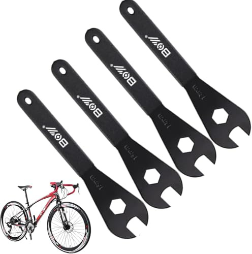 4 stycken cykelhandtag set verktyg, cykelreparationsnyckel, cykelreparation verktygspännare, (13, 14, 15, 16 mm) nyckel set verktyg cykel, för cykel reparationsverktyg