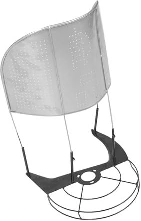 HIAKDOFT Escudo para Cosechadora De Arroz De Acero Inoxidable Accesorio Multifuncional para Cortacésped y Guadaña Soporte Auxiliar para Herramientas De Jardinería y Huerto Alta Eficiencia