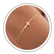 Turandoss Cross Bracelets for Women Christian Jewelry Gifts for Women Girls