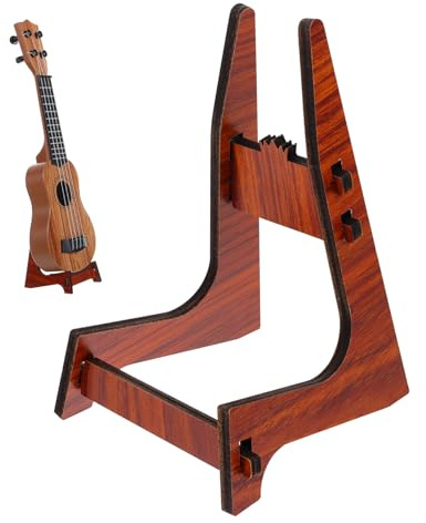 BAZEITFLOW Soporte Plegable Para Ukulele Diseño Portátil Estable Soporte Desmontable Para Instrumentos Musicales Fácil De Transportar Para Giras y Exhibiciones