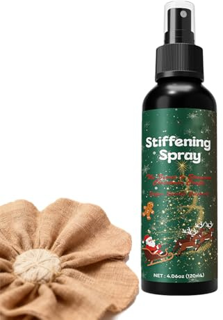 Induritore di tessuto per artigianato | 120 ml/50 ml ad asciugatura rapida Forniture per feste - Spray indurente Tessuto Natale - Per Artigianato Feste Drappeggio Abbigliamento Feltro Gancio tintura