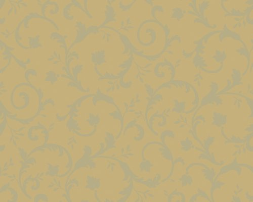 Livingwalls tapet klassisk fleece, mönstertapet, blommig, klassisk, textilliknande yta, beige, brun, metallic, 665584
