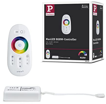 Paulmann RGBW-Controller 144W (max) 24V (max.) 24V Kunststoff (B x H x T) 110 x 20 x 53mm YourLED 79