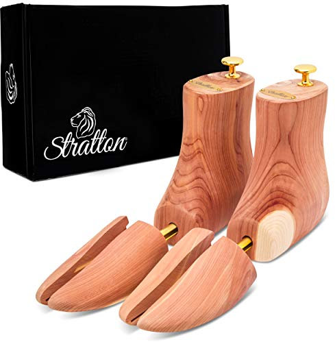 Stratton Boss Zedernholz-Stiefelbaum für Herren, aromatische rote Zeder, tolles Geschenk für Männer, Rot/Ausflug, einfarbig (Getaway Solids), X-Large / 11-13 US