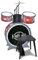 Bontempi | beatmaster : Batterie pour Petits avec Sons Réalistes et Beaucoup de Plaisir, Rouge et Noir, 500x500x680 mm