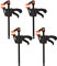 Binnan 4pcs Pince à Bois Barre de Serrage F, Serres-Joints à Une Main, pour Les Travaux Manuels et Le Bois