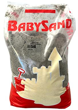 Centro Natura & Pet shop Babysand Sabbia per Bambini Lavata Setacciata Naturale Ecologica Sabbia per Sabbiere Aree Gioco Parchi Giardino Confezione 25kg