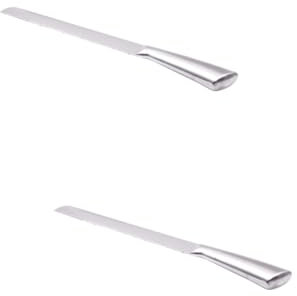 Cabilock 2 Pz pala per dolci tagliapizza pizza coltello pane pala per torte da torta nuziale nozze spatola per torte Sandwich coltello da torta coltello per il pane