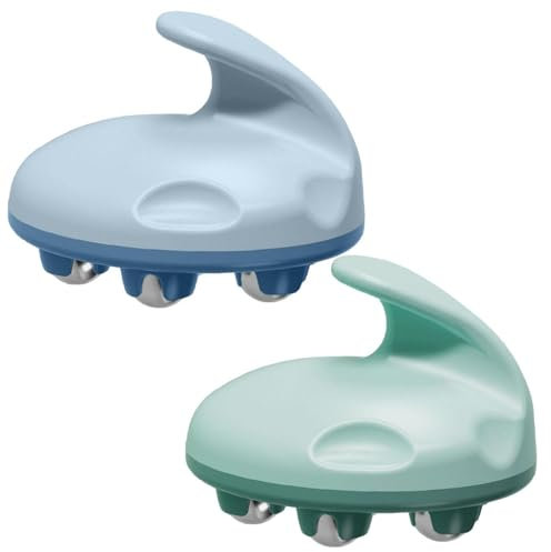 2 Stück Massageroller Magnetischer Rollball, Anti Cellulit-e Roller, Körpermassagegerät 360° Rollerball Körpermassagegerät Mit Metallrollerball, Zur Entspannung Von Beinen, Schultern, Nacken, Taille