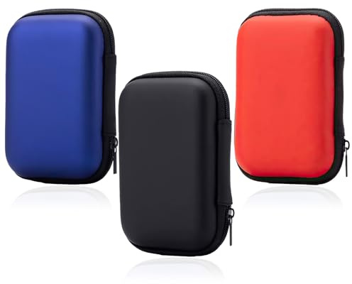 3 Pcs Playing Card Case, UNO Case, Portable Waterproof UNO Card Game Case, Waterproof and Scratch Resistant Card Box, Card Game Holder for Outdoor Gaming/Camping (Red, Black, Blue)
