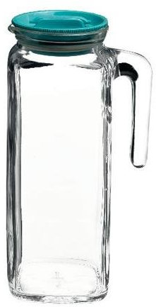 Bormioli Frigoverre Caraffa 1 LT con Capsula Azzurra Salva Spazio Pratica