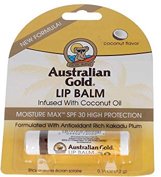 Australian Gold Spf 30 Lipbalm Op Blister Coconut, 4 g