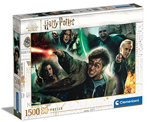 Clementoni - 31690 - Puzzle Harry Potter - Jigsaw Puzzle 1500 Pieces Age 10+, Made In Italy, Jigsaw Puzzle For Adults