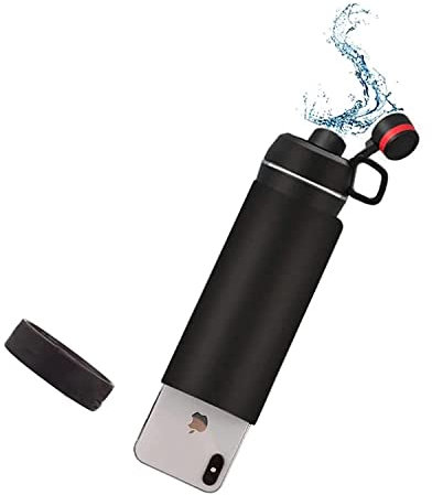 Stash CanBottiglia Acqua Diversion Sicuro 400ml (Nero Smerigliato)